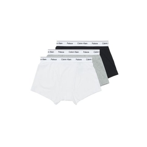 Palace CK1 PALACE TRUNK 3PK CLASSIC WHITE / LIGHT GREY HEATHER / BLACK