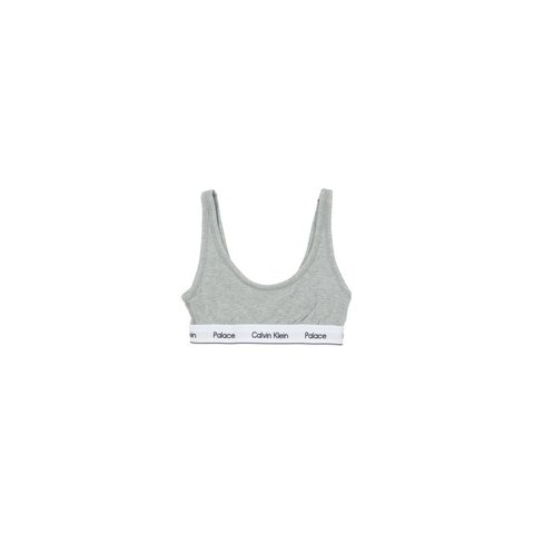 Palace CK1 PALACE UNLINED BRALETTE LIGHT GREY HEATHER