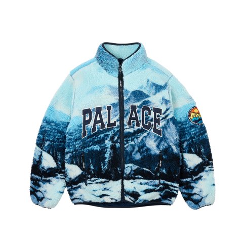 Palace APPALACHIAN FUNNEL FLEECE PALASKA BLUE - Colorway
