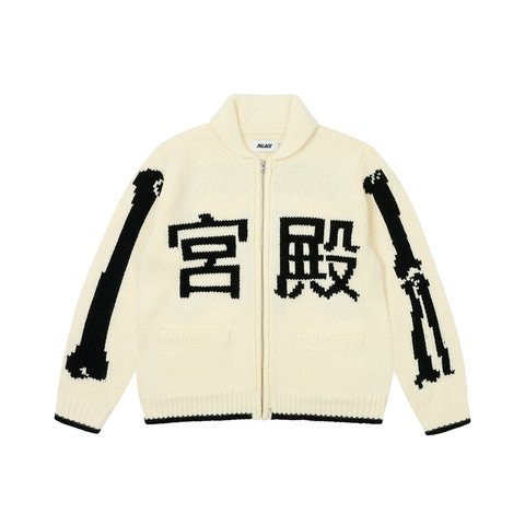 Palace BONES COWICHAN KNIT SOFT WHITE - Colorway