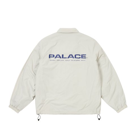 Palace FLEECE LINED COACH JACKET CONCRETE GREY - Colorway