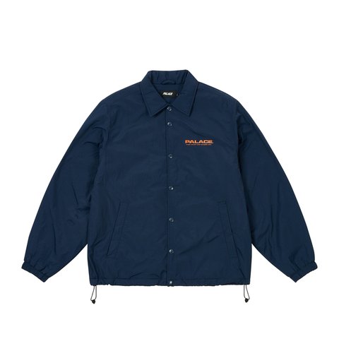 Palace FLEECE LINED COACH JACKET NAVY - Colorway