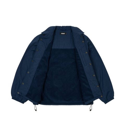 Palace FLEECE LINED COACH JACKET NAVY - Colorway