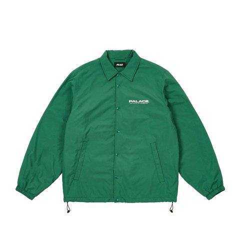 Palace FLEECE LINED COACH JACKET RACEY GREEN - Colorway