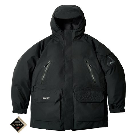 Palace GORE-TEX CARGO DOWN PARKA BLACK - Colorway