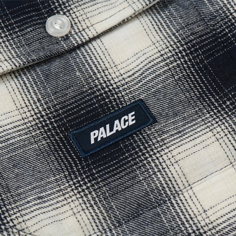 Palace OMBRE FLANNEL SHIRT NAVY - Colorway