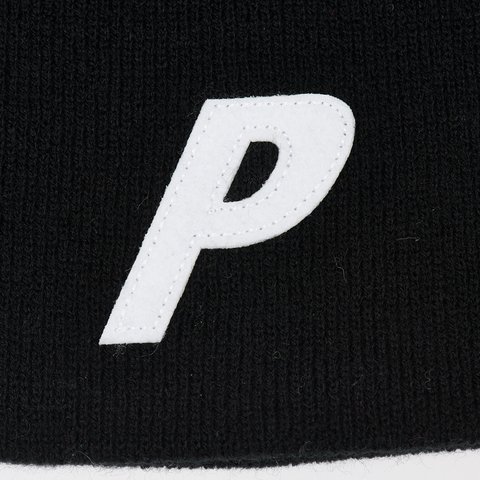 Palace P NEIN CUFF BEANIE BLACK - Colorway