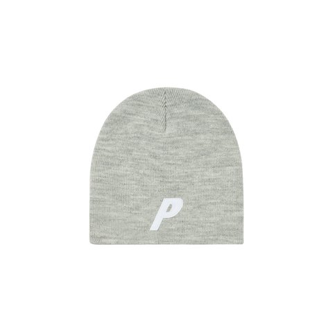 Palace P NEIN CUFF BEANIE GREY MARL - Colorway