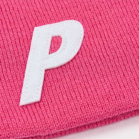 Palace P NEIN CUFF BEANIE SHOCK PINK - Colorway