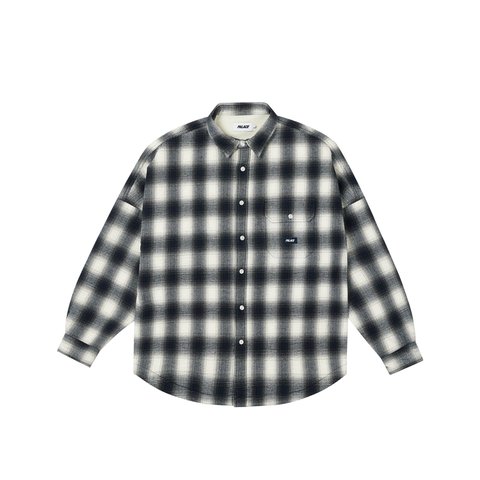 Palace OMBRE FLANNEL SHIRT NAVY - Colorway