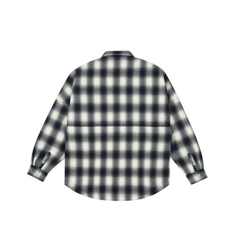 Palace OMBRE FLANNEL SHIRT NAVY - Colorway