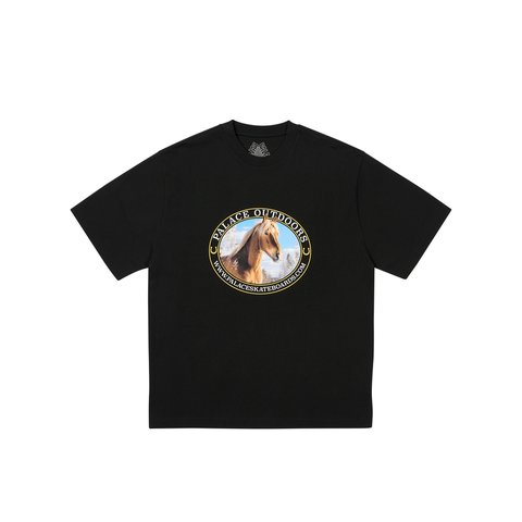Palace EQUESTRIAN T-SHIRT BLACK - Colorway