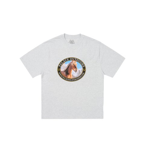 Palace EQUESTRIAN T-SHIRT GREY MARL - Colorway