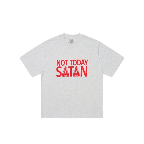 Palace NICHT TODAY T-SHIRT GREY MARL - Colorway
