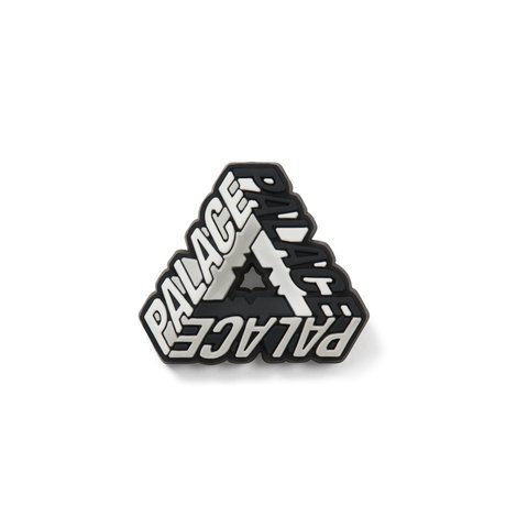 Palace P3 PIN BADGE GREY / BLACK - Colorway