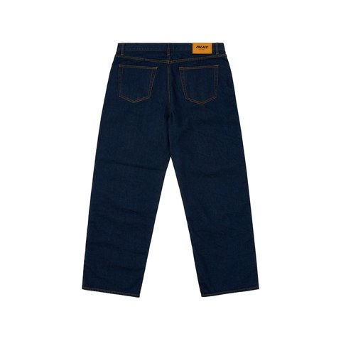 Palace P90 COLLEGE STRESS BAGGY JEAN INDIGO WASH - Colorway