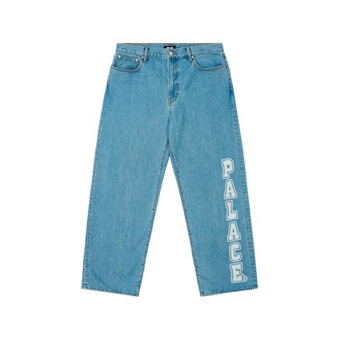 Palace P90 COLLEGE STRESS BAGGY JEAN STONE WASH - Colorway