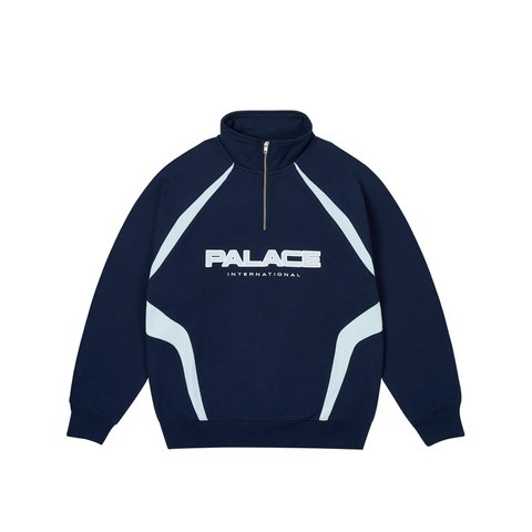 Palace PALACE INTERNATIONAL 1/4 ZIP NAVY - Colorway