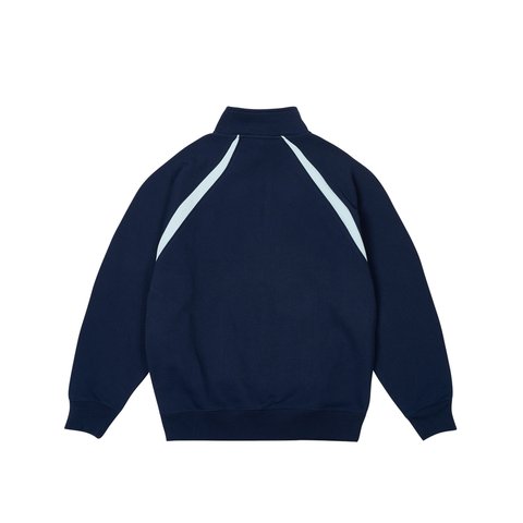 Palace PALACE INTERNATIONAL 1/4 ZIP NAVY - Colorway