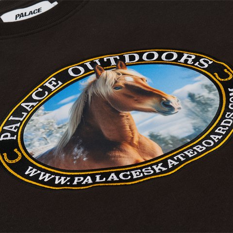 Palace PALACE OUTDOORS CREW BLACK - Colorway