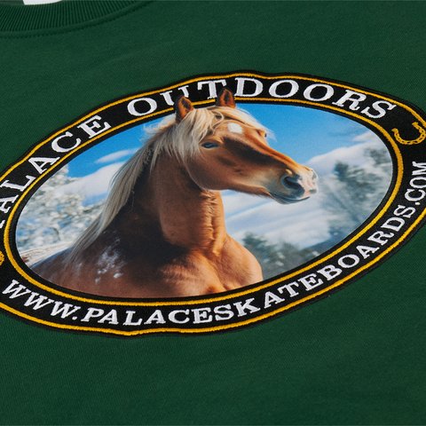 Palace PALACE OUTDOORS CREW RACEY GREEN - Colorway