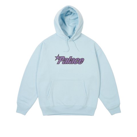 Palace PALACE STAR HOOD FAINT BLUE - Colorway