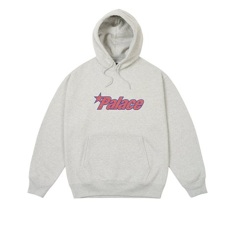 Palace PALACE STAR HOOD GREY MARL - Colorway