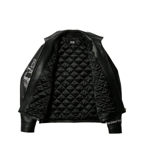 Palace PALACE TGF LEATHER JACKET BLACK - Colorway