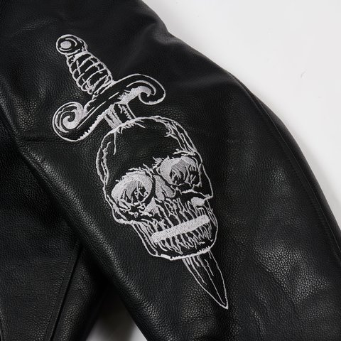 Palace PALACE TGF LEATHER JACKET BLACK - Colorway