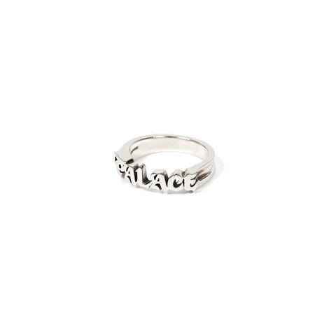 Palace PALACE TGF OLD FONT RING SILVER - Colorway