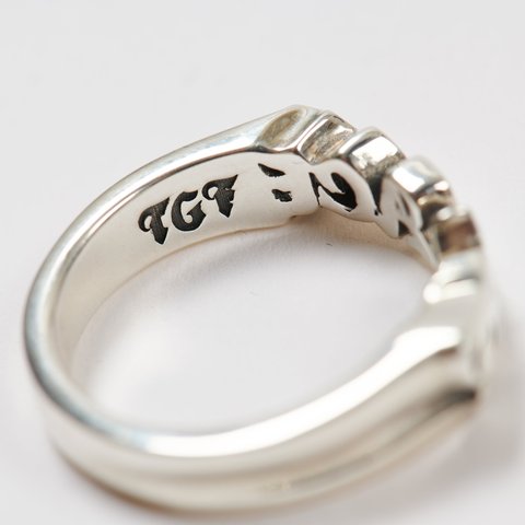 Palace PALACE TGF OLD FONT RING SILVER - Colorway