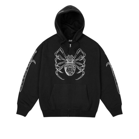 Palace PALACE TGF ZIP HOOD BLACK - Colorway