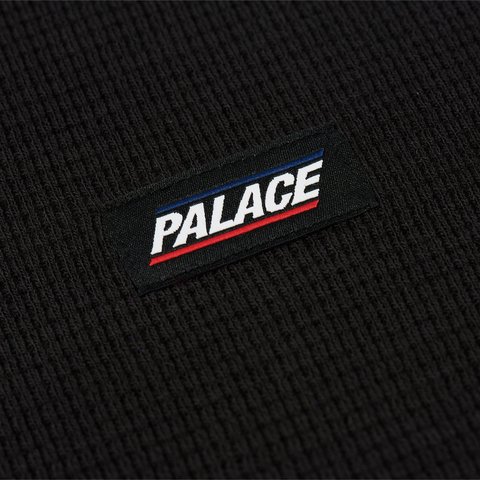 Palace BASICALLY A THERMAL LONGSLEEVE BLACK - Colorway