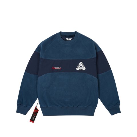 Palace POLARTEC 200 CREW NAVY - Colorway