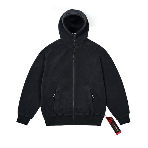 Palace POLARTEC LAZER ZIP HOOD BLACK - Colorway