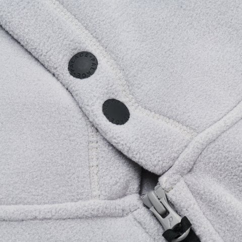 Palace POLARTEC LAZER ZIP HOOD CONCRETE GREY - Colorway