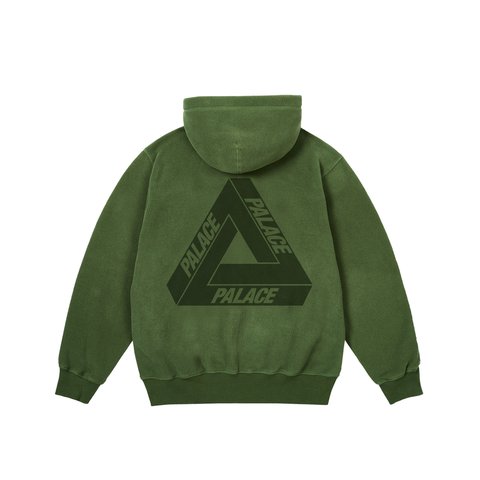 Palace POLARTEC LAZER ZIP HOOD THE DEEP GREEN - Colorway
