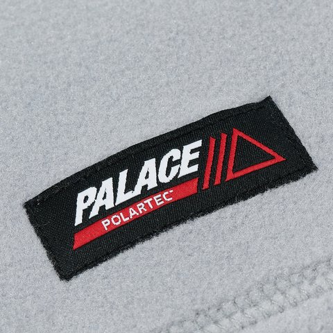 Palace POLARTEC PATCH UP RUGBY ULTIMATE GREY - Colorway