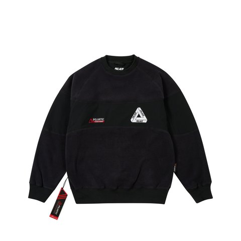Palace POLARTEC 200 CREW BLACK - Colorway