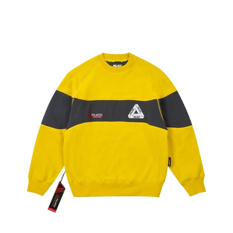 Palace POLARTEC 200 CREW YELLOW - Colorway