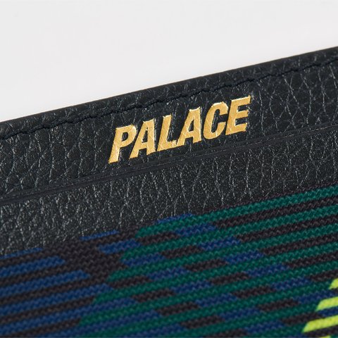 Palace P-LUX CARD HOLDER BLACK WATCH - Colorway
