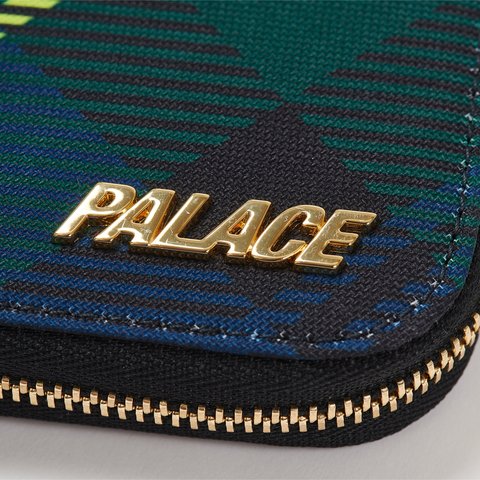 Palace P-LUX ZIP WALLET BLACK WATCH - Colorway
