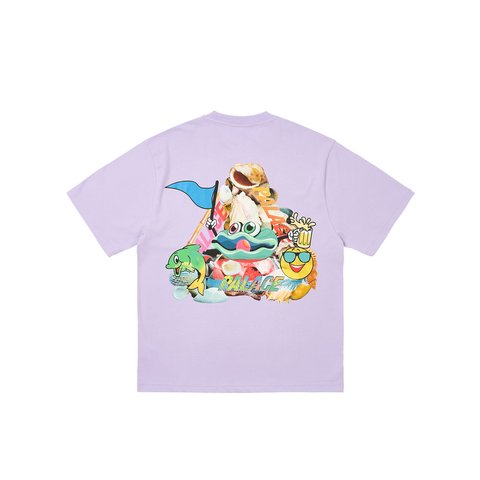 Palace P SEA T-SHIRT PASTEL PURPLE - Colorway