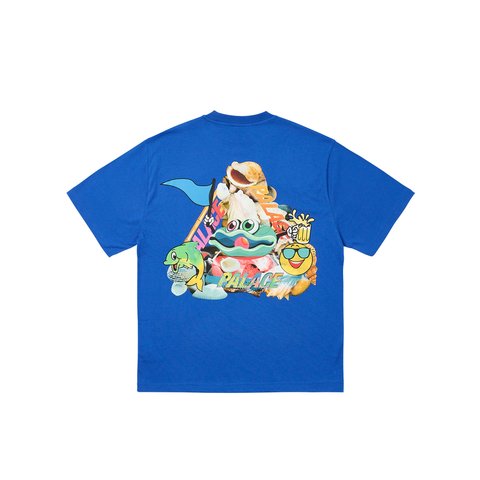 Palace P SEA T-SHIRT BLUE BERRY - Colorway