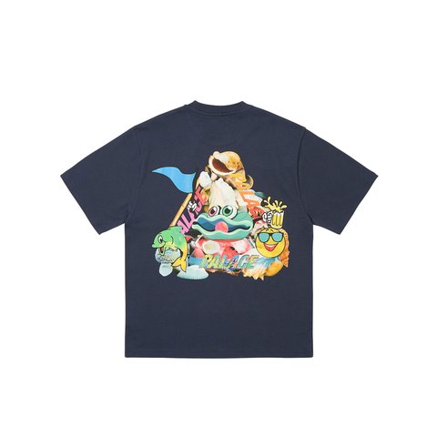 Palace P SEA T-SHIRT NAVY - Colorway