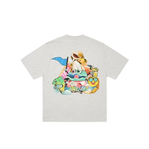 Palace P SEA T-SHIRT GREY MARL - Colorway