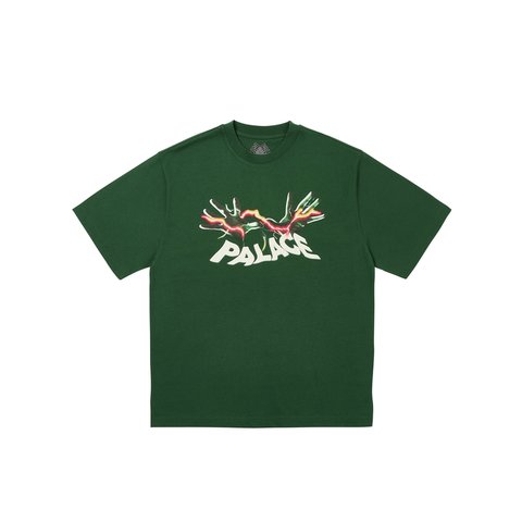 Palace HANDS ON T-SHIRT RACEY GREEN - Colorway