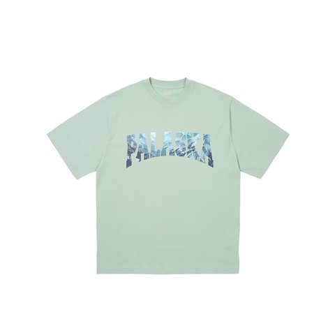 Palace PALASKA T-SHIRT HAZY GREEN - Colorway