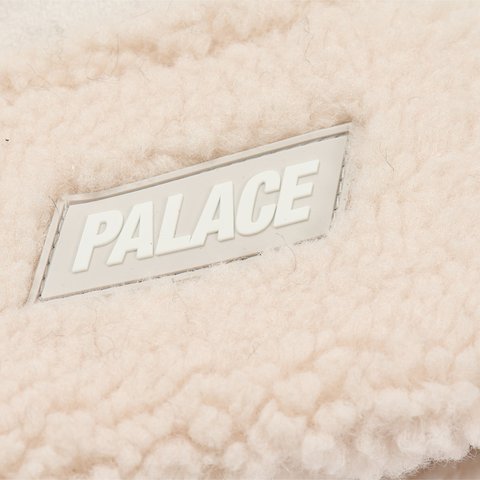 Palace SHEARLING BEANIE SOFT WHITE - Colorway