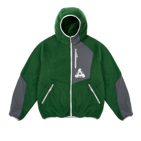 Palace THERMA FLEECE JACKET RACEY GREEN - Colorway